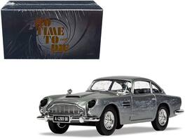 Corgi - Aston Martin DB5 RHD (Right Hand Drive) (Damaged) James Bond 007 No Time To Die (2021) Movie Diecast Model Car - Silver