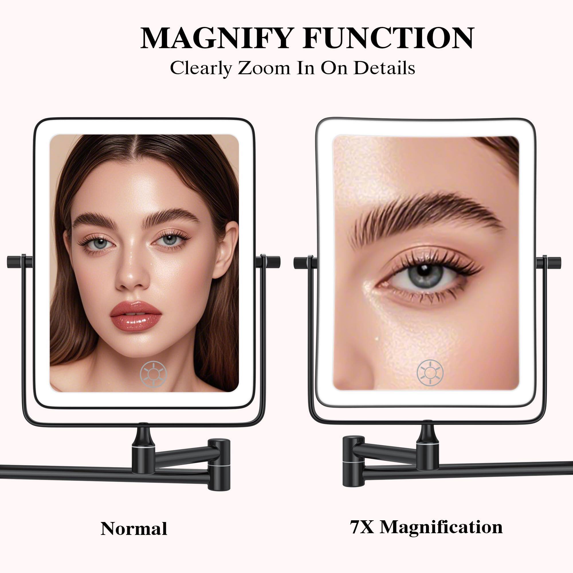MAGNIFY FUNCTION  
Clearly Zoom In On Details  

Normal  

7X Magnification