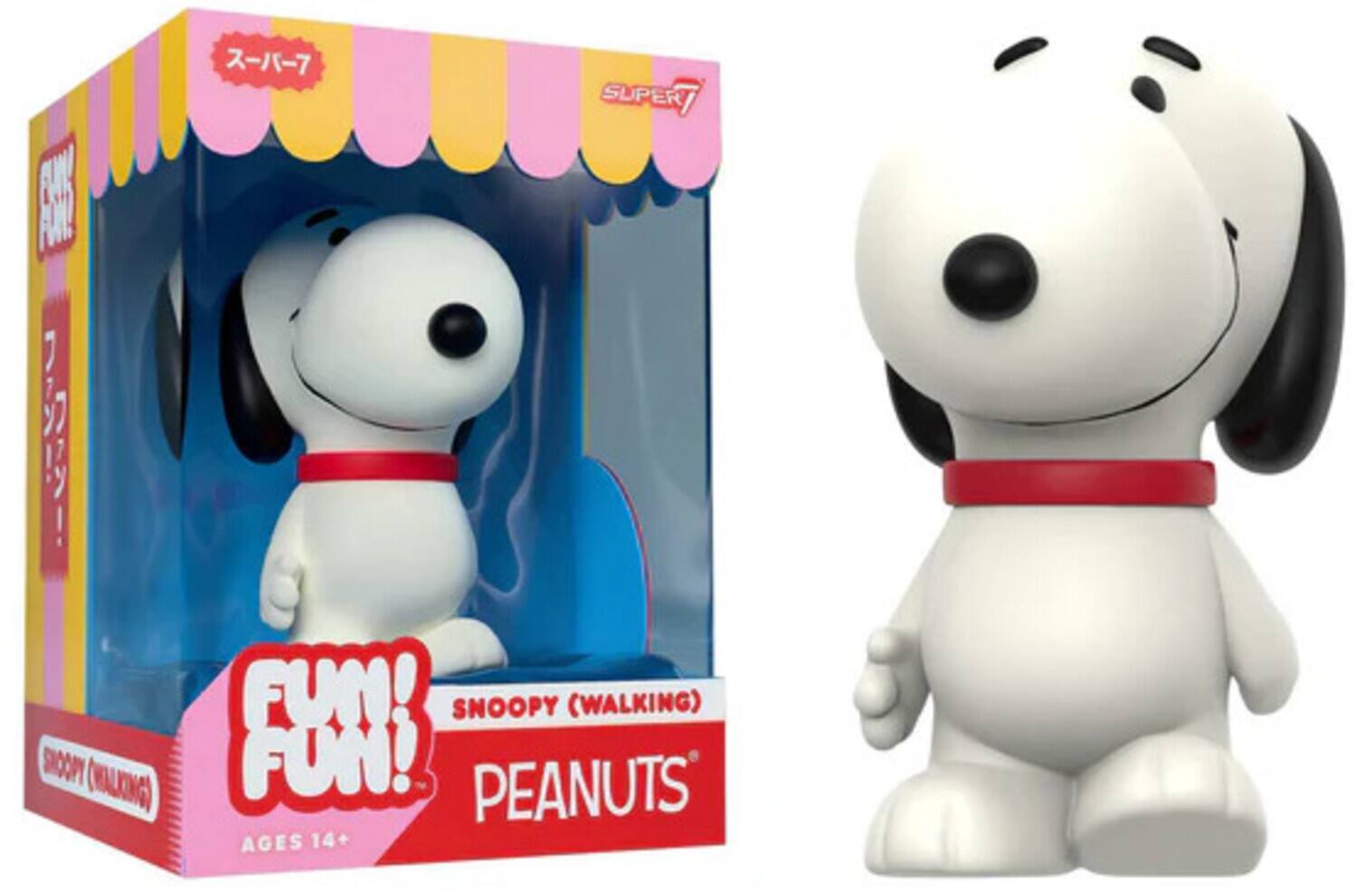 Super7 - Peanuts - FUN! FUN! Wv2 - Snoopy (Walking) - COLLECTIBLES - Multicolor