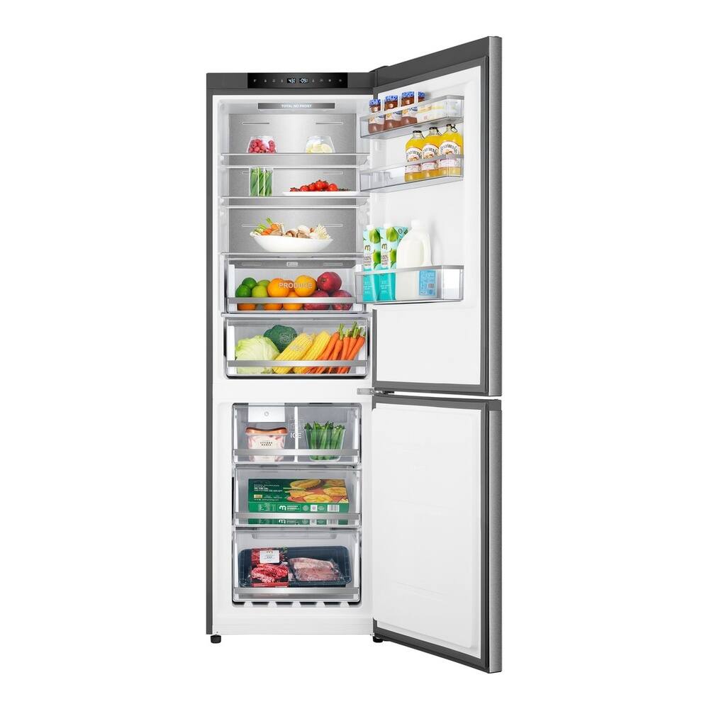 Alt View 4. Verona - Verona 24 inch Bottom Freezer Refrigerator with 11.4 cu. ft. Total Capacity in Stainless Steel Look - Stainless Steel Look.