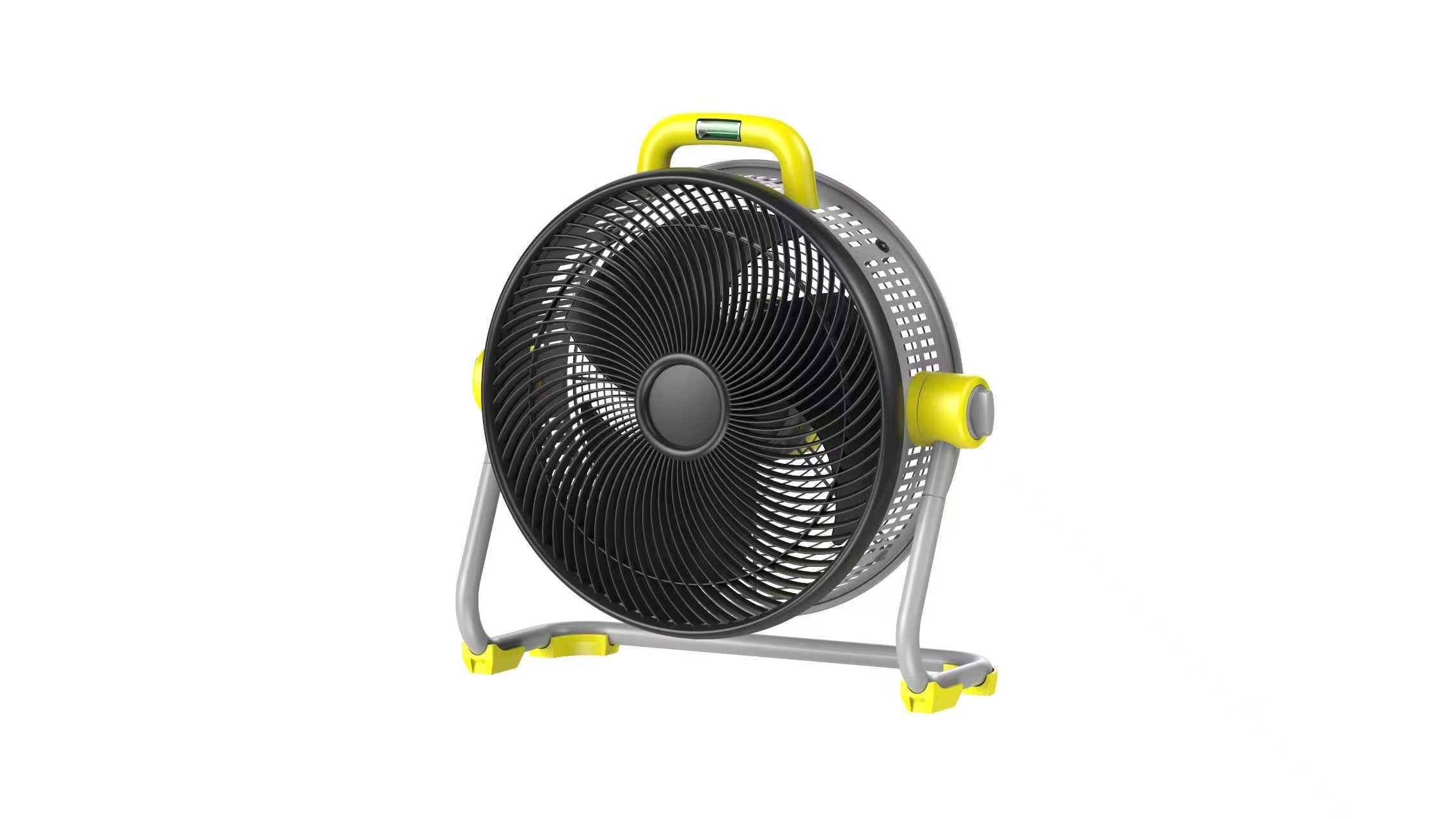 Homevol - Portable Fan with Light – AC/Battery/DC Powered, 6 Speeds, Works with DEWALT Battery, for Camping, Jobsite, Garage - Black & Yellow price history on PriceWatchPro
