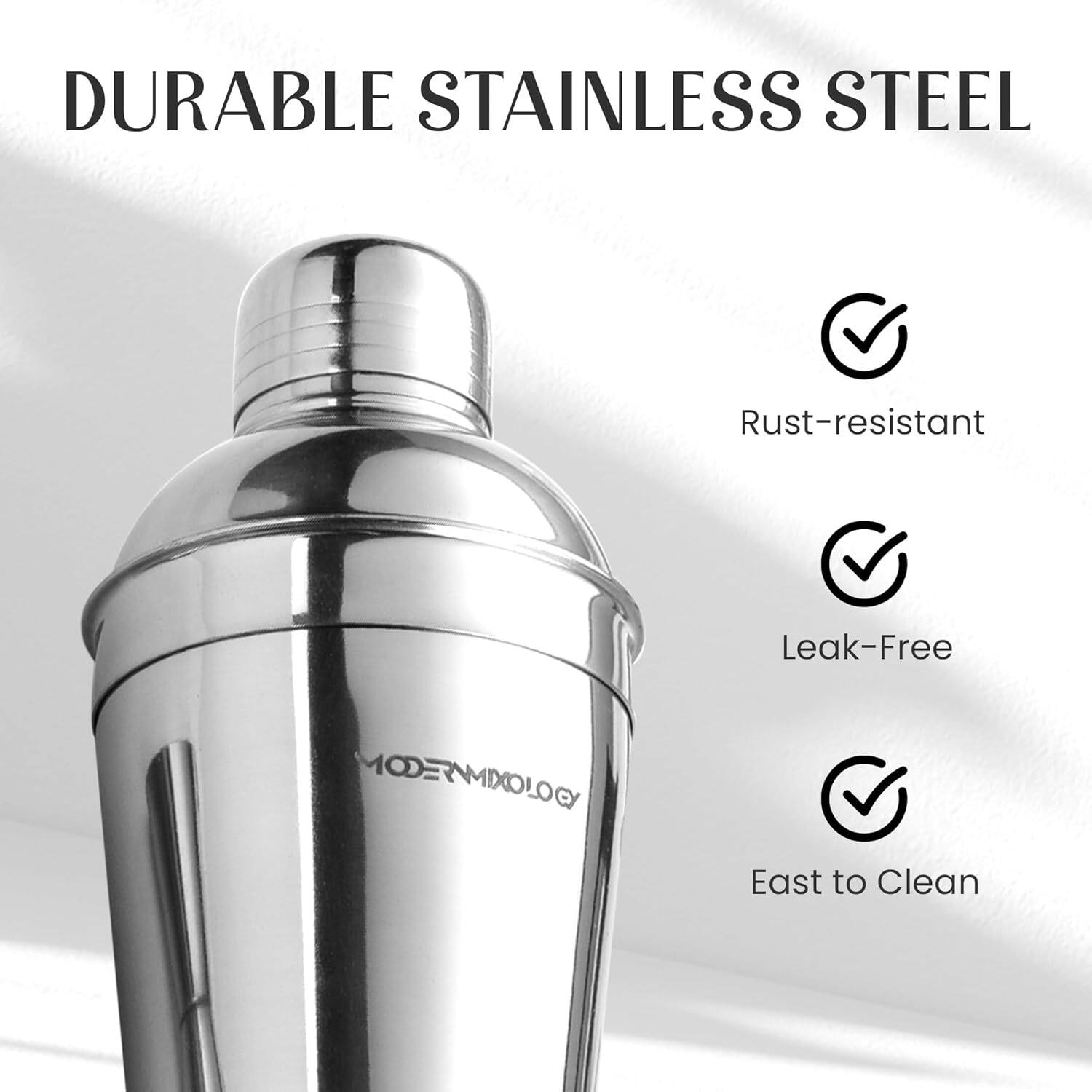DURABLE STAINLESS STEEL  
Rust-resistant  
Leak-Free  
Easy to Clean