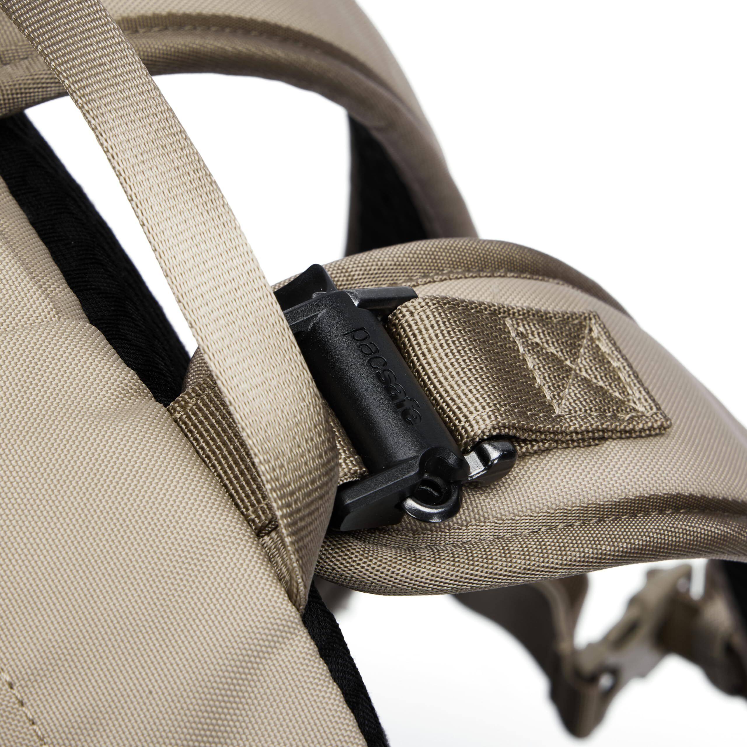 Alt View 3. Pacsafe - Vibe Anti Theft 24L Active Backpack - Beige.