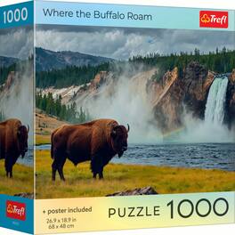 Trefl - Red Where the Buffalo Roam 1000 Piece Puzzle