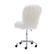 Alt View 16. Linon Home Décor - Larabee Plush Faux Fur Adjustable Office Chair With Chrome Base - White.
