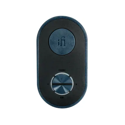 Front. iFi Audio - iFi Audio UP Travel Bluetooth Transmitter & Receiver - Blue.