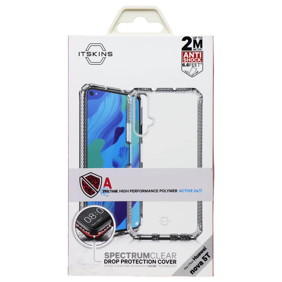 Itskins - Spectrum // Series Case for Huawei nova 5T - Transparent - Clear price history on PriceWatchPro
