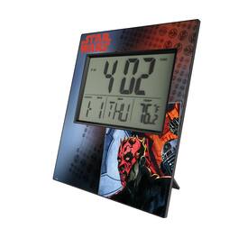 Keyscaper - Star Wars: The Phantom Menace Portrait Wall Clock - Darth Maul