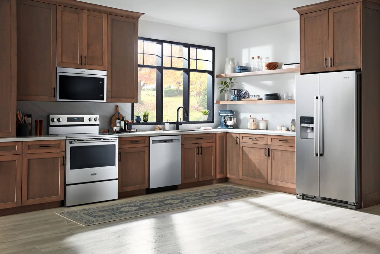 Alt View 16. Maytag - 24" Front Control Built-In Stainless Steel Tub Dishwasher with PowerBlast Cycle and 50 dBA - Fingerprint Resistant Stainless Steel.