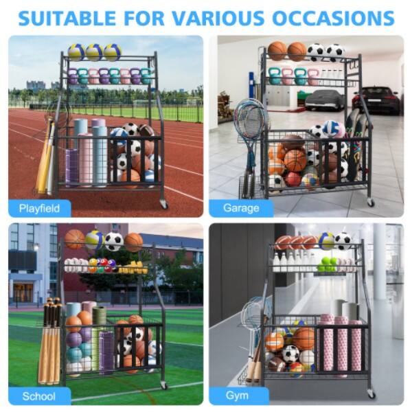 SUITABLE FOR VARIOUS OCCASIONS

Playfield

Garage

School

Gym