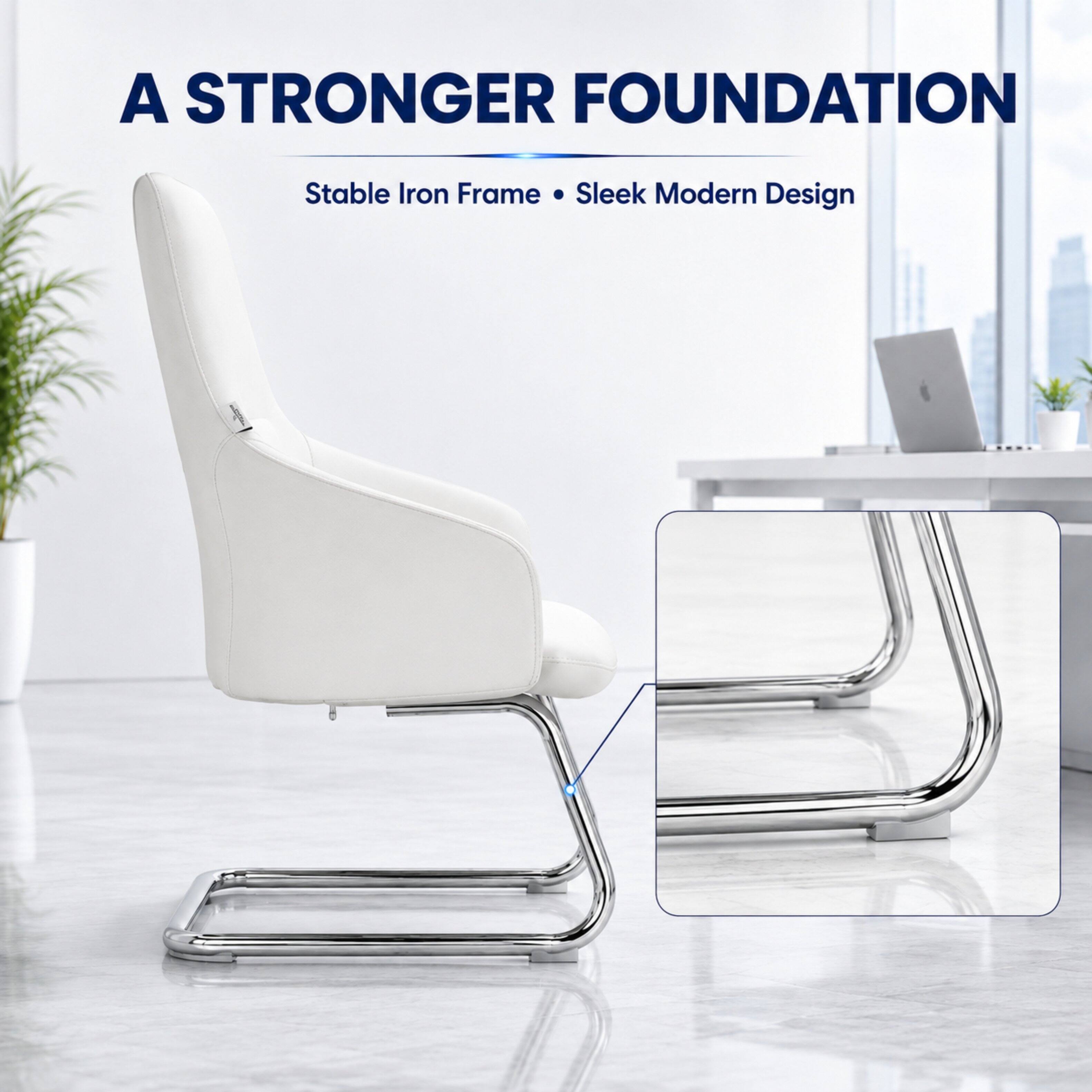 A STRONGER FOUNDATION  
Stable Iron Frame • Sleek Modern Design