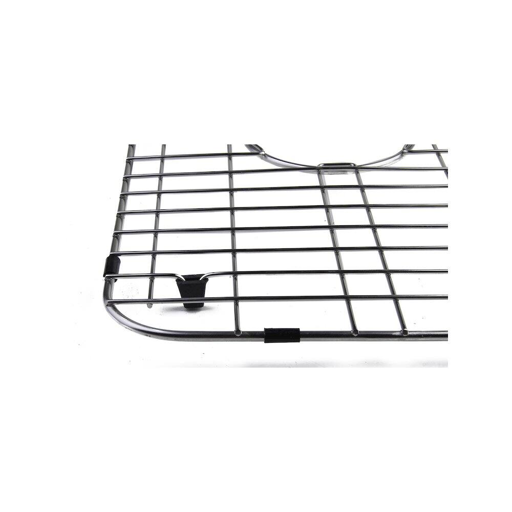 Left. Alfi - Right Solid Stainless Steel Kitchen Sink Grid - Stainless.
