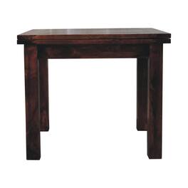 Artisan Furniture - Solid Wood California Walnut Extendable Butterfly Dining Table, Dark - Brown