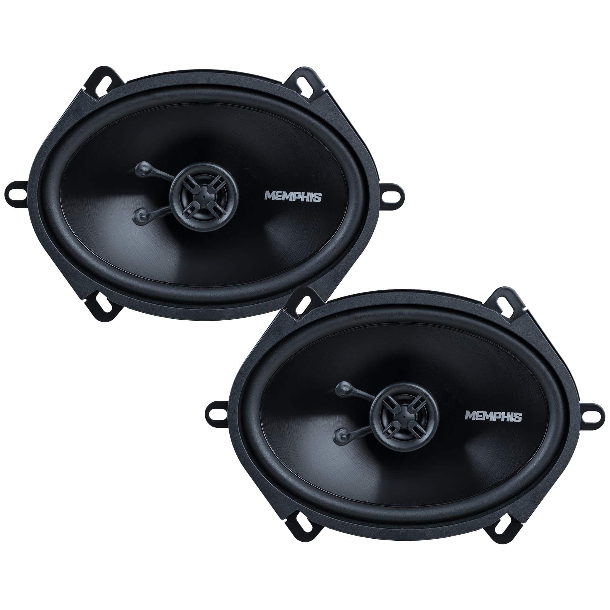 Memphis Car Audio - Memphis Audio SRX572V Street Reference Series 5x7" 2-Way Coaxial Speakers - Pair - Black/Gray