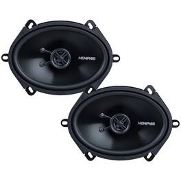 Memphis Car Audio - Memphis Audio SRX572V Street Reference Series 5x7" 2-Way Coaxial Speakers - Pair - Black/Gray