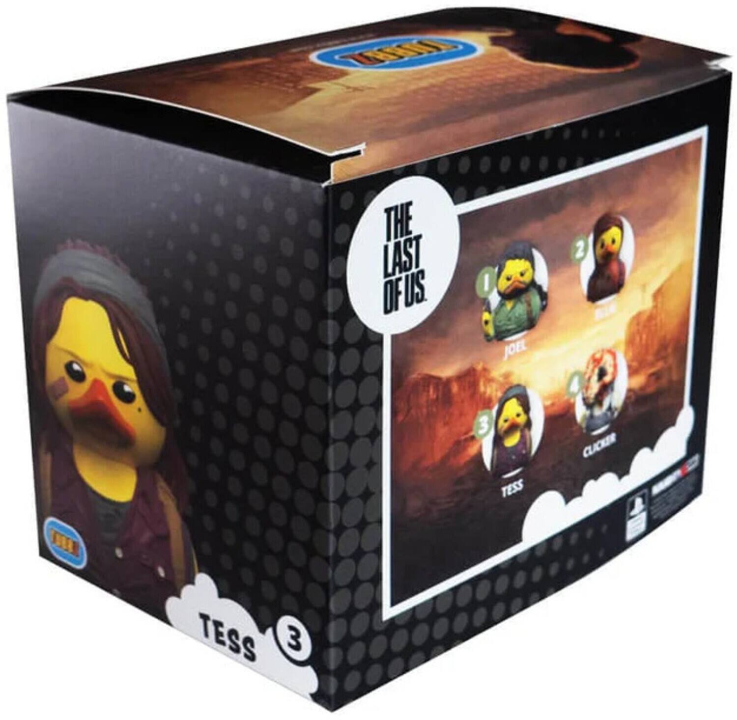 In "The Last of Us," Joel, 2, Tess, and Clicker are featured.