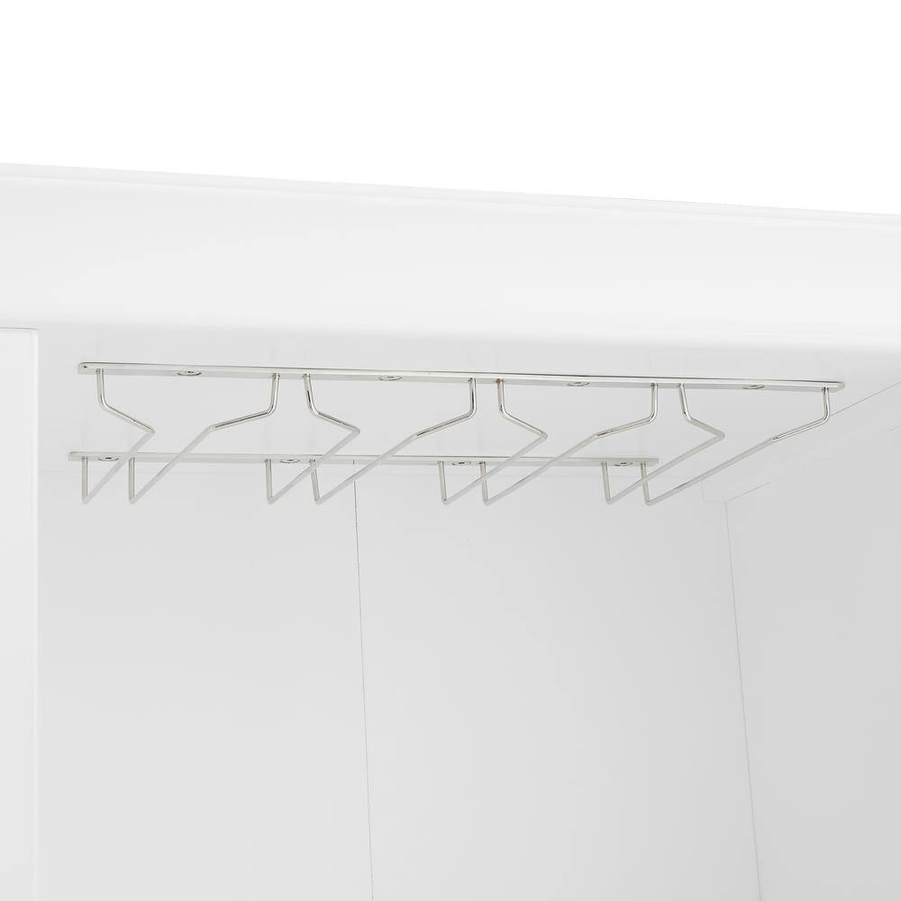 Alt View 1. Crosley Furniture - Stanton 3-Piece Sideboard And Bar Cabinet Set - Sideboard & 2 Bar Cabinets - White.