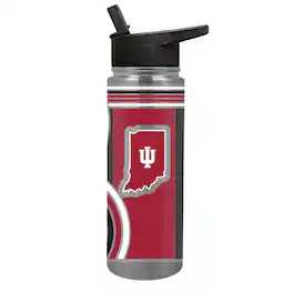 Great American Products - Indiana Hoosiers 24oz. Cool Vibes Jr. Thirst Hydration Water Bottle - Multicolor
