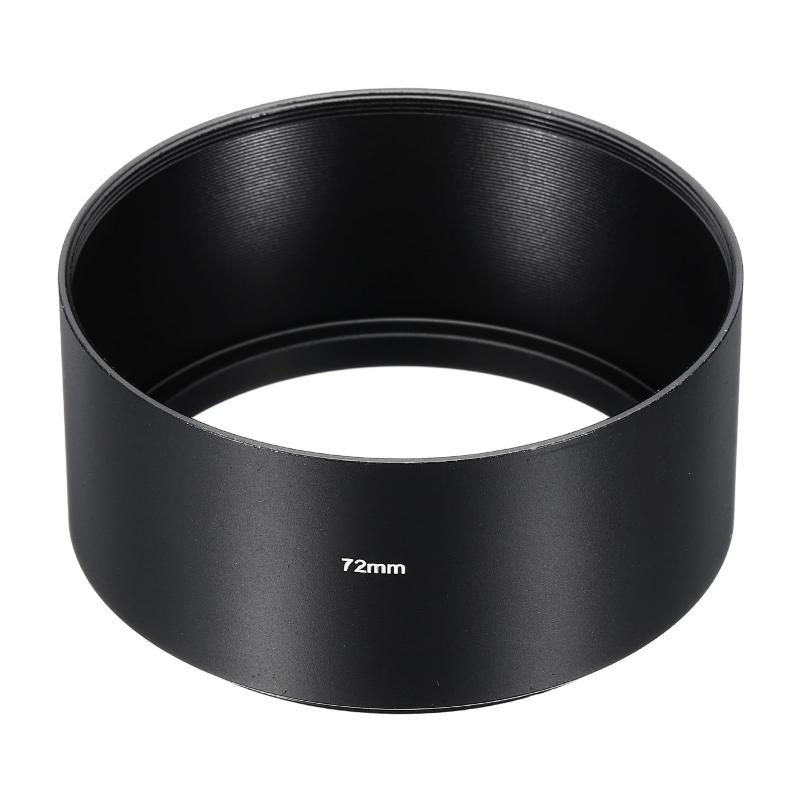 Unique Bargains - 72mm Long Focus Frosted Anti-reflective Lens Hood for Nikon/Fuji/Pentax/Leica - Black