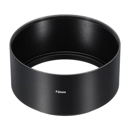Front. Unique Bargains - 72mm Long Focus Frosted Anti-reflective Lens Hood for Nikon/Fuji/Pentax/Leica - Black.