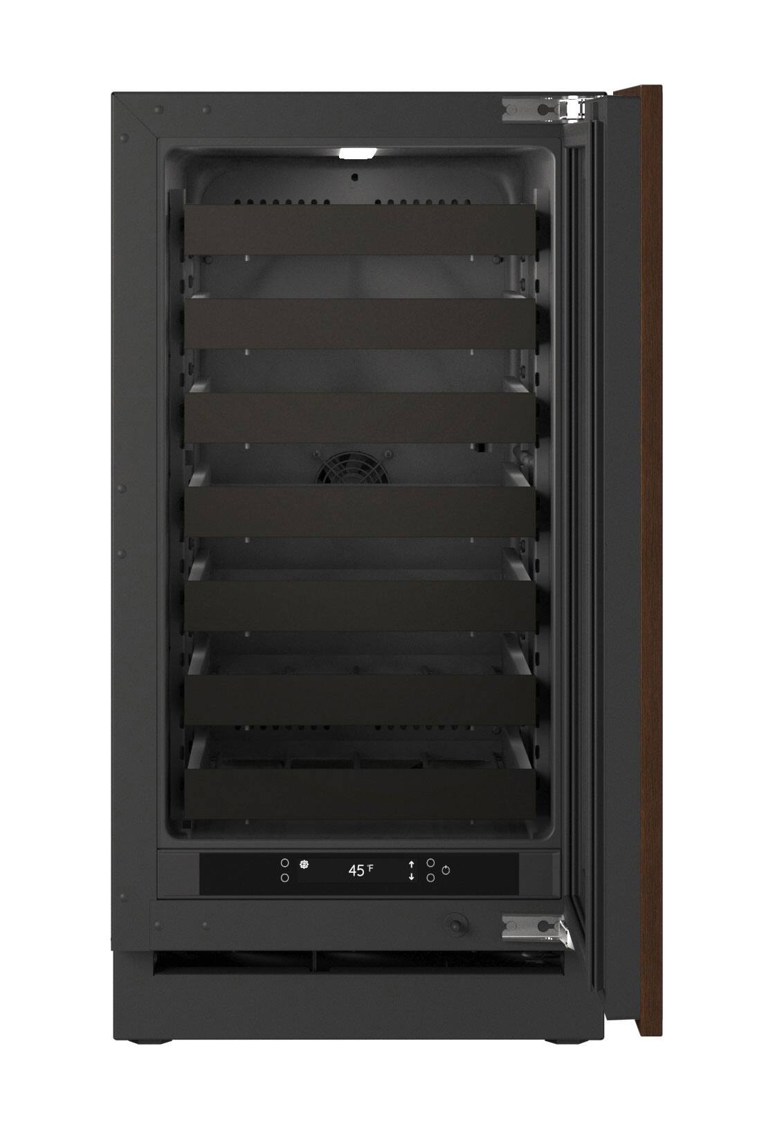 Alt View 1. U-Line - U-Line 18"W. 3.5 Cu.Ft. Built-In Wine Refrigerator-Panel Ready - Integrated Solid.