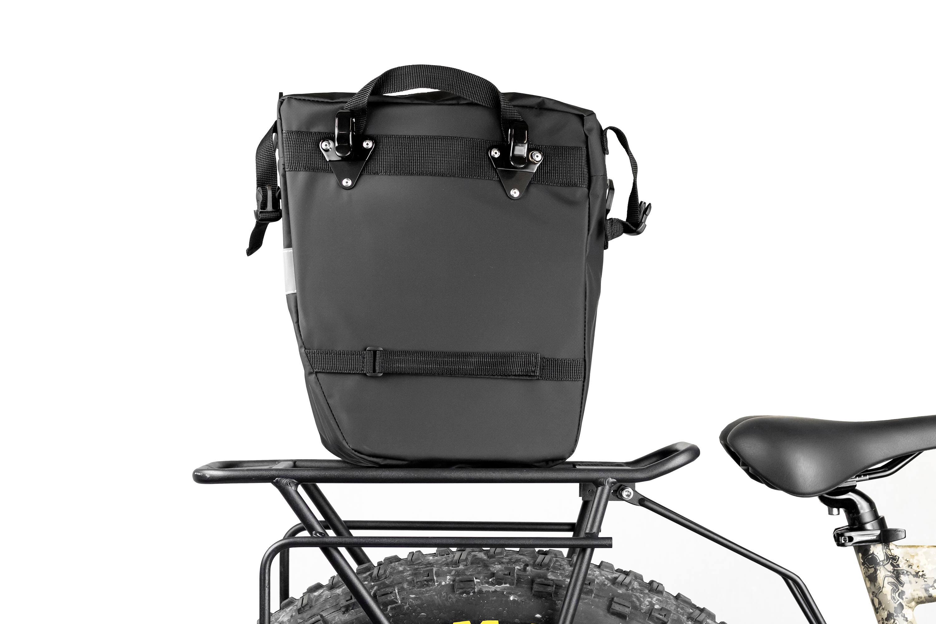 Alt View 2. Rambo Bikes - Rambo Waterproof Triple Accessory Bag - Matte Black.