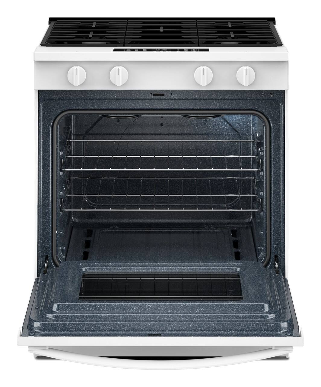 Alt View 2. Whirlpool - 5.0 Cu. Ft. Freestanding Slide-In Gas Range with No Preheat and Slow Cook Modes - White.