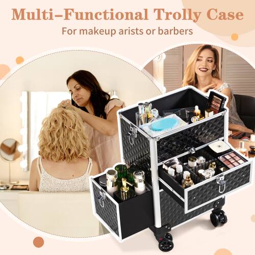 Multi-Functional Trolley Case  
For makeup artists or barbers
