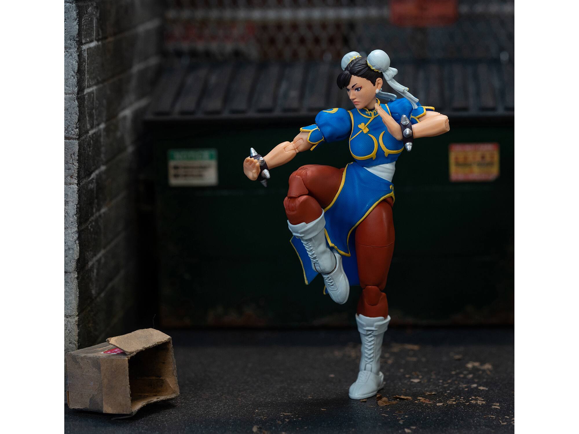 Alt View 3. Jada Toys - Jada Toys - Street Fighter II Chun Li 6-in Articulated Collectible Action Figure - Multicolor.