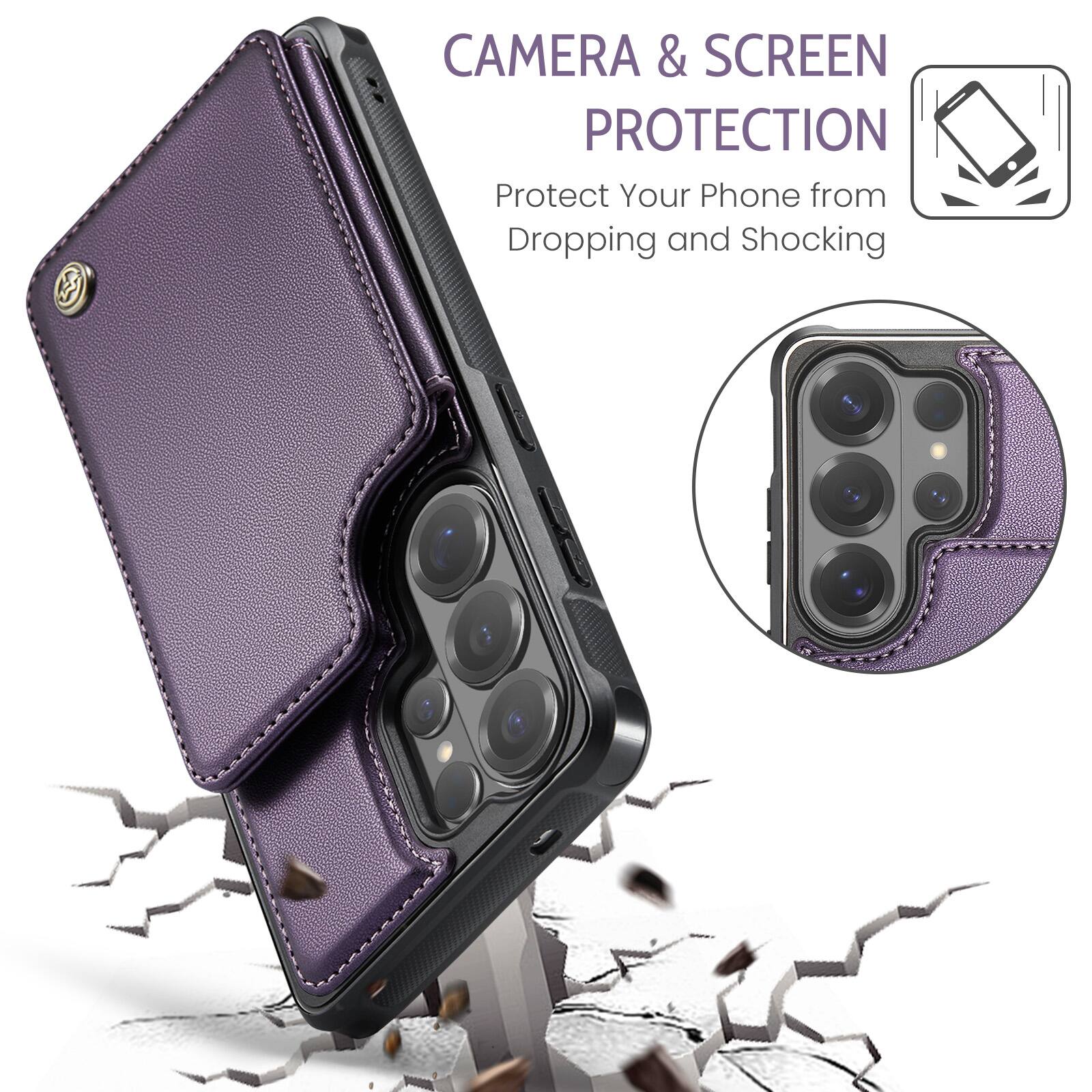 CAMERA & SCREEN PROTECTION  
Protect Your Phone from Dropping and Shocking