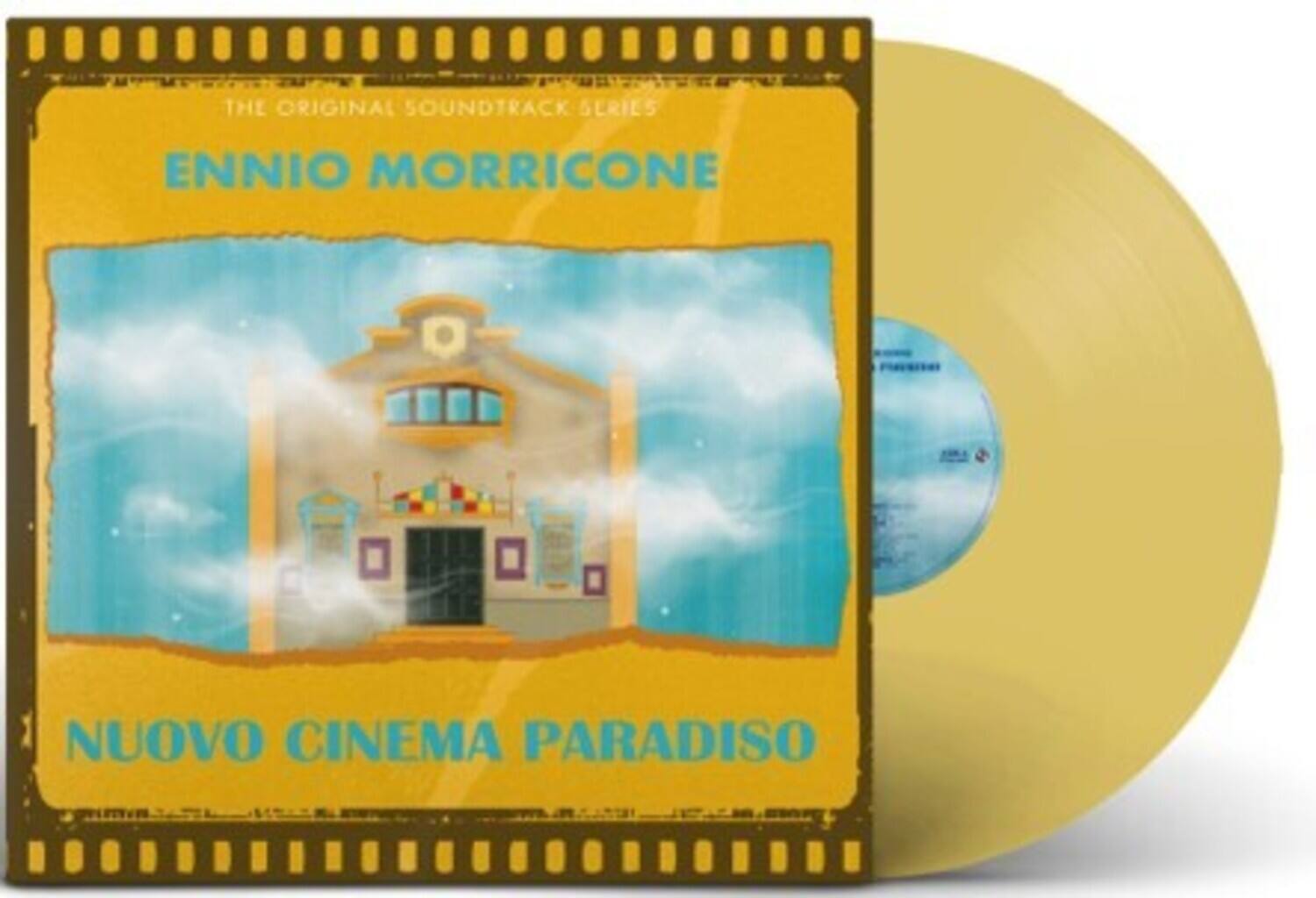 Ennio Morricone - Nuovo Cinema Paradiso (Original Soundtrack) - Transparent Yellow Colored Vinyl - VINYL LP
