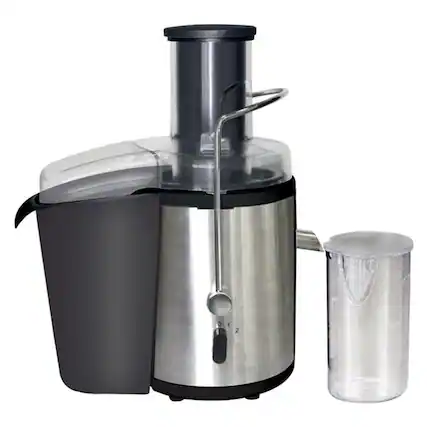 Front. Brentwood Appliances - Stainless Body Power Juice Extractor 700W - Stainless Steel.