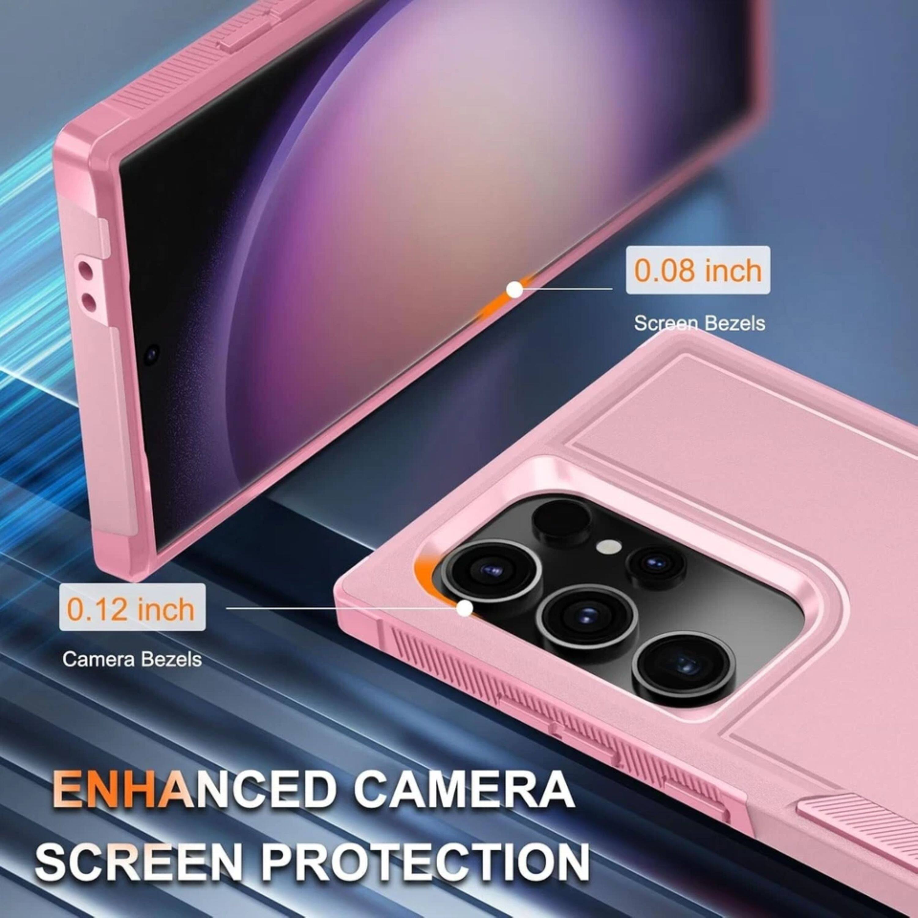 0.08 inch Screen Bezels  
0.12 inch Camera Bezels  
ENHANCED CAMERA SCREEN PROTECTION