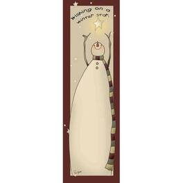 BreeBe - Snowman Wishing Long Notepad - Multicolor