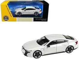Audi E-tron GT RS Ibis 1/64 Diecast Model Car by Paragon Models - White Metallic
