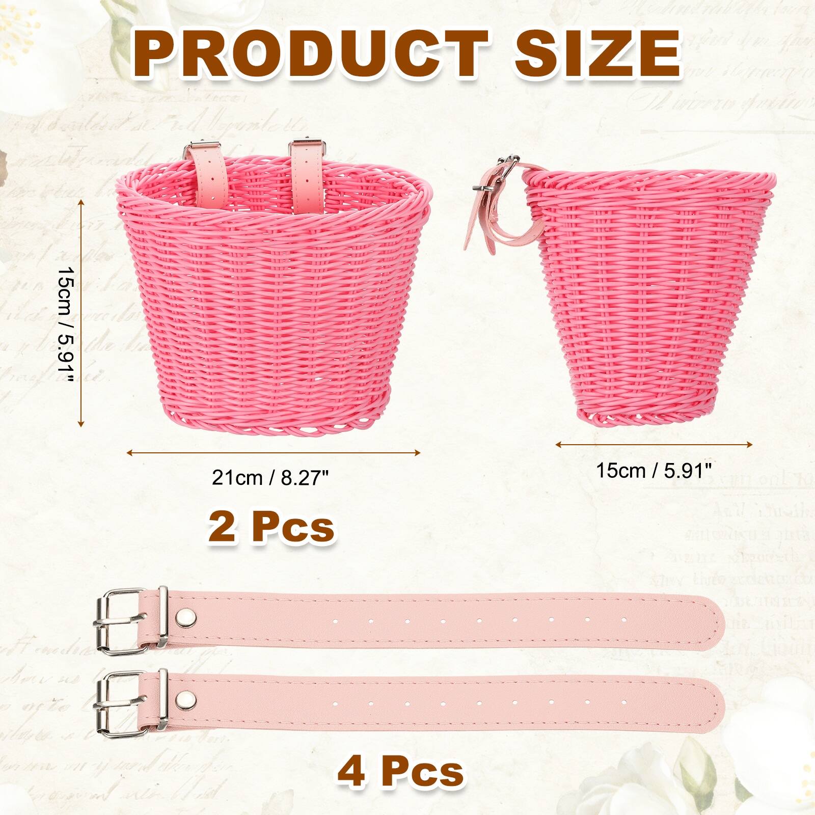 PRODUCT SIZE

15cm / 5.91"  
21cm / 8.27" / 2 Pcs  
15cm / 5.91" / 4 Pcs