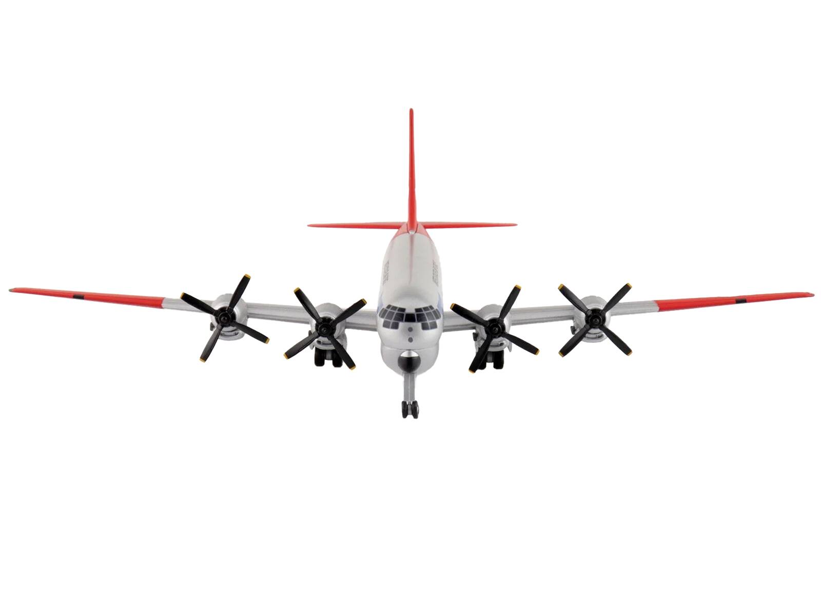 Angle. Hobby Master - Boeing 377 C-97G Stratofreighter 45-59595 Angel of Deliverance United States Air Force Airliner Series 1/200 - Silver, Red, Blue.