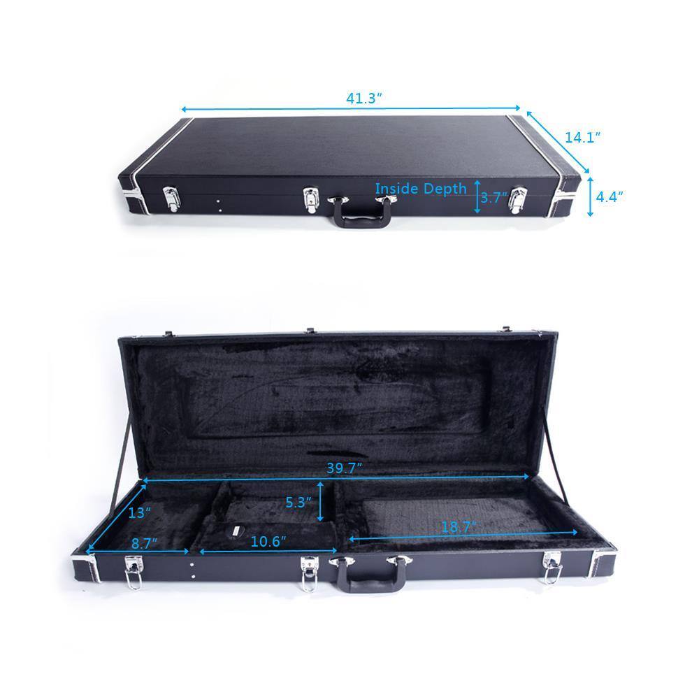 41.3" x 14.1" x 4.4"  
Inside Depth: 3.7"  
39.7" x 13" x 5.3"  
8.7" x 10.6" x 18.7"