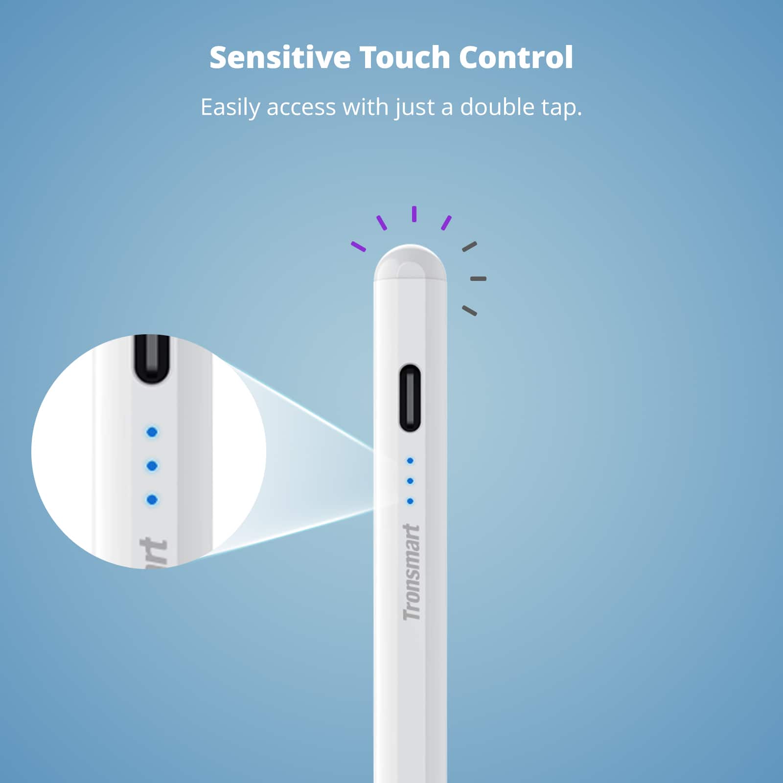 Sensitive Touch Control: Easily access with just a double tap. Tronsmart.