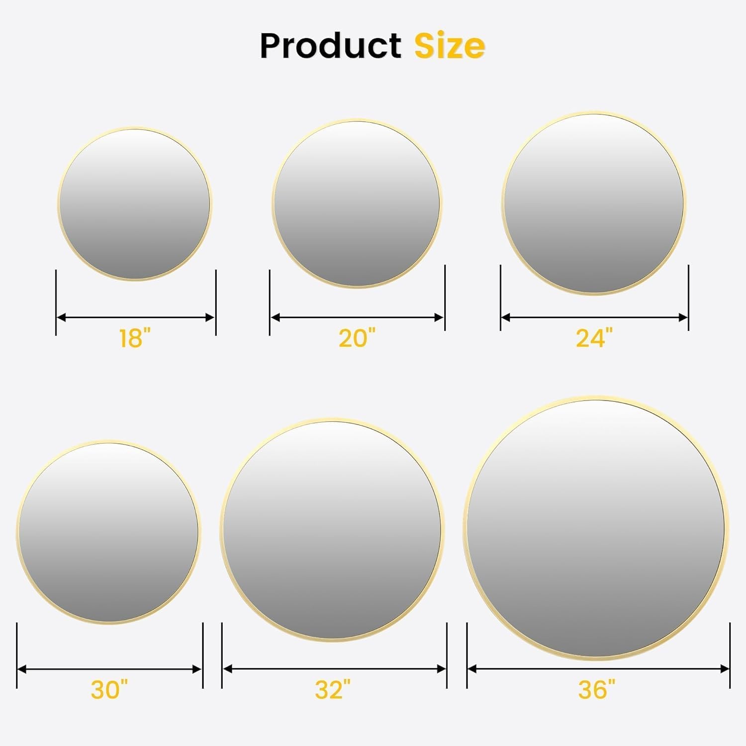 Product Size

18" 20" 24" 30" 32" 36"
