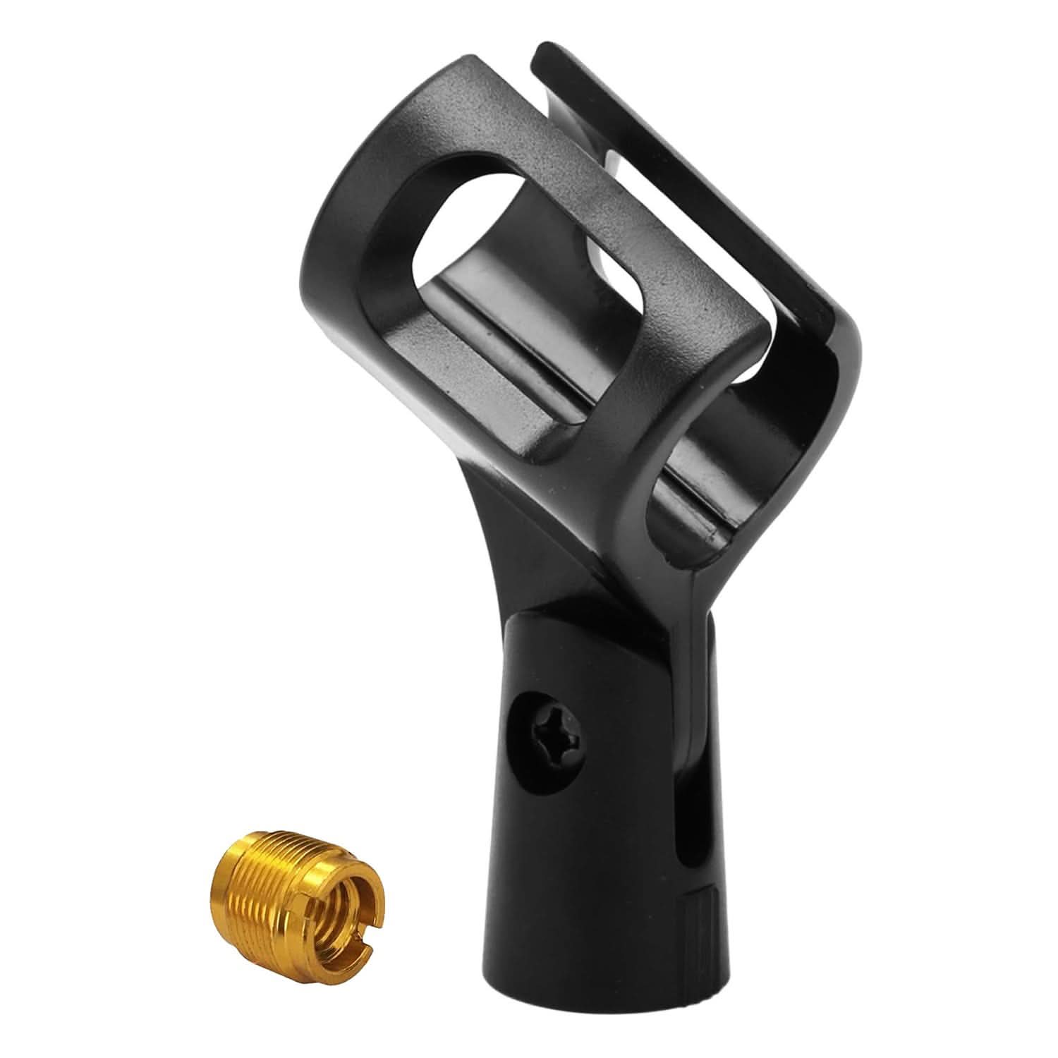 Alt View 5. 5 CORE - Microphone Clip Holder 6 Pieces with Screw Adapters 5/8 to 3/8 Inch-MC-01 6 PCS.