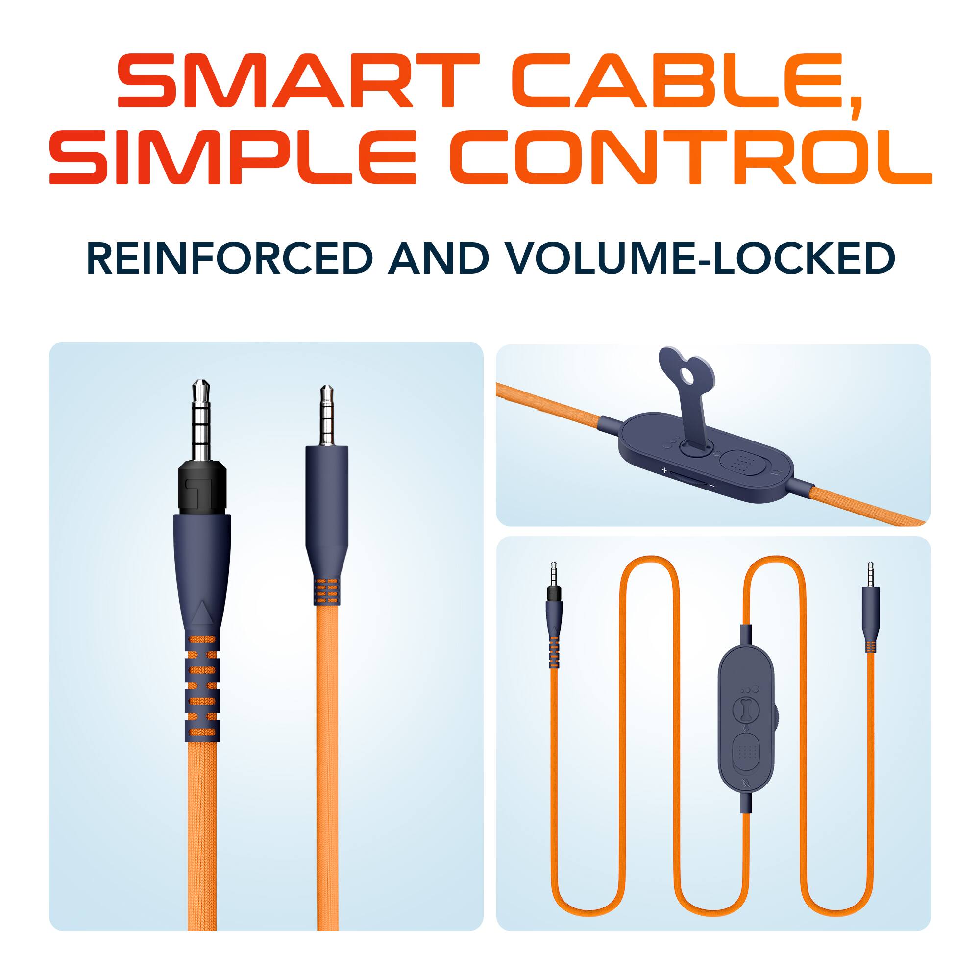 SMART CABLE, SIMPLE CONTROL  
REINFORCED AND VOLUME-LOCKED