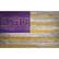 Front. Fan Creations - LSU Tigers 11'' x 19'' Distressed Flag Sign - Multicolor.