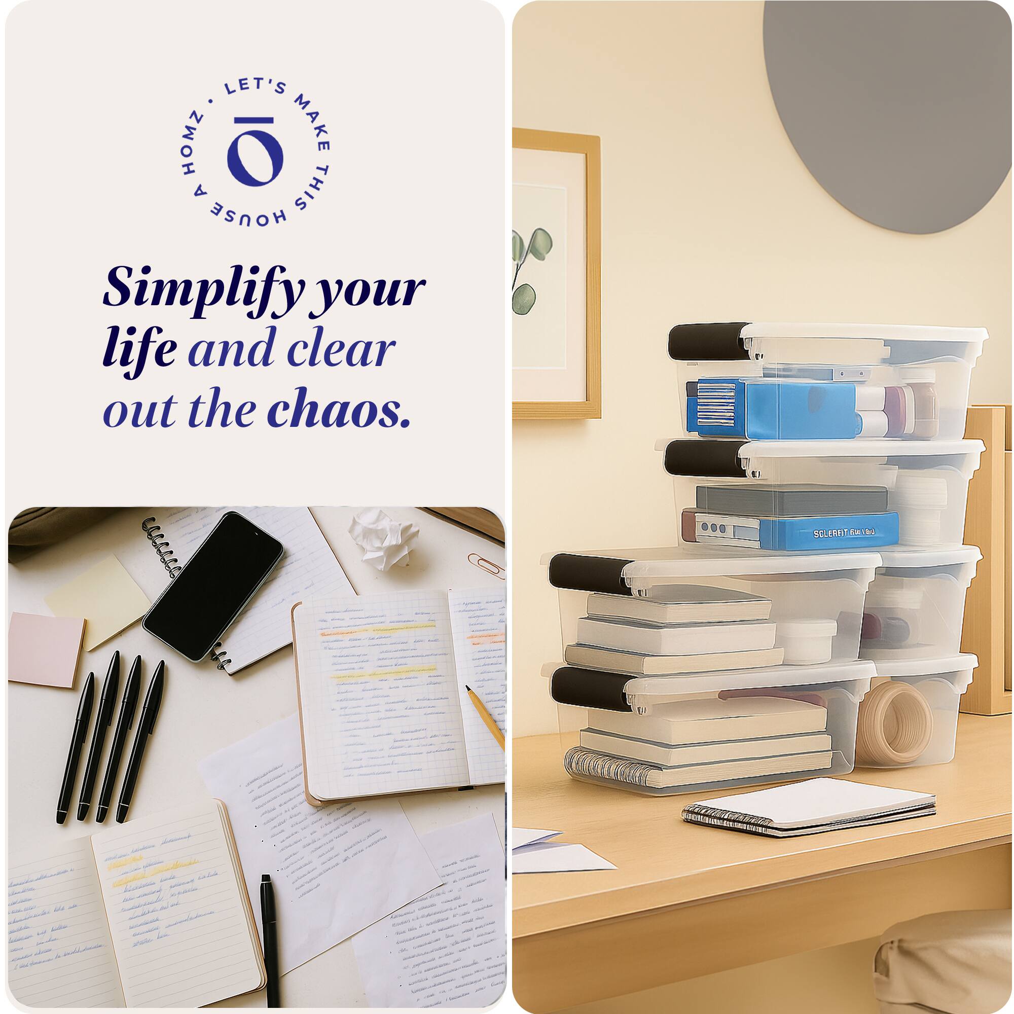 LET'S MAKE THIS HOUSE HOMZ

Simplify your life and clear out the chaos.