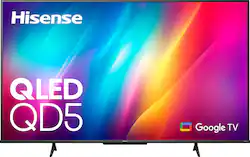 Hisense - 43" Class QD5 Series QLED 4K UHD Smart Google TV (2024) - Front_Zoom