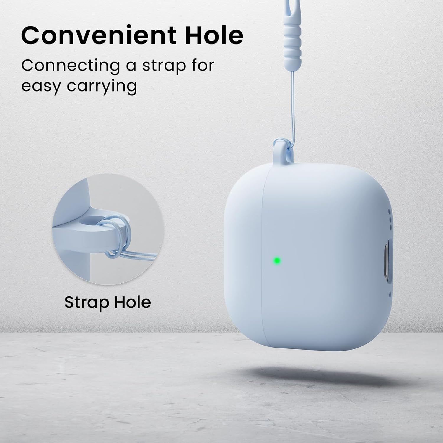 Convenient Hole: Connecting a strap for easy carrying

Strap Hole