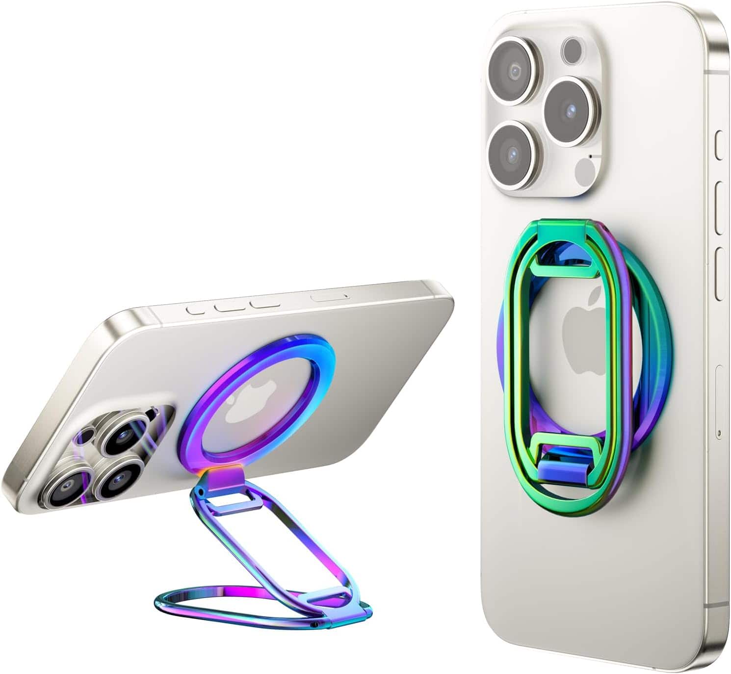 PARKER SLATER - 2024 Upgraded Magnetic Phone Ring Grip Stand for MagSafe iPhone 17–13 - Colorful