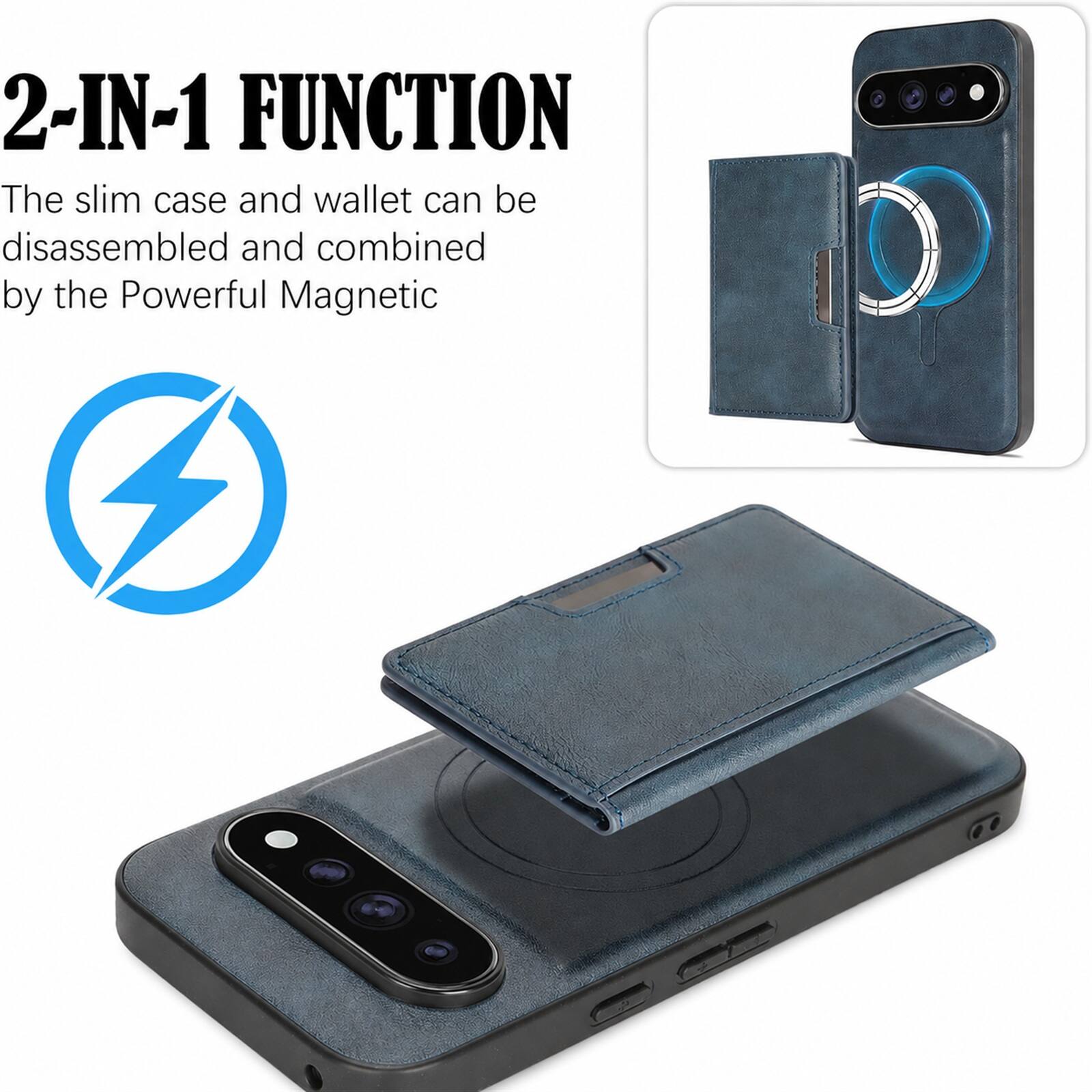 2-IN-1 FUNCTION  
The slim case and wallet can be disassembled and combined by the Powerful Magnetic