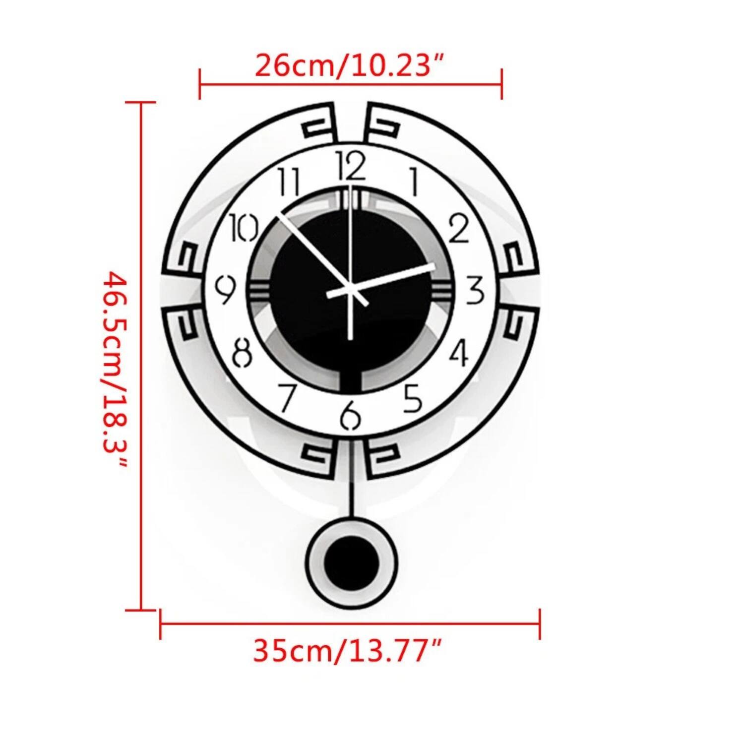 26cm/10.23" 46.5cm/18.3" - 12 11 1 10 9 = 8 7 5 6 2 3 4 35cm/13.77"