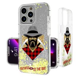 Keyscaper - NFL - San Francisco 49ers iPhone Glitter Case - 15 - Multicolor